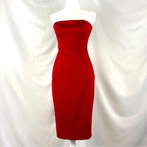Like New Express Vintage Y2K Red Dress — Pinup, Retro 1930s Inspired